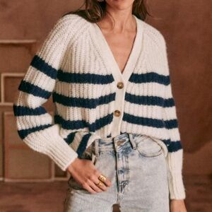 Sezane Basile cardigan sweater extra small